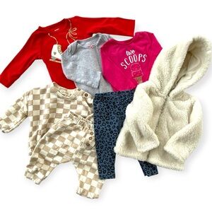 Infant Girls Carter’s Jessica Simpson 6-9, 9, & 9-12 Months Clothing Set